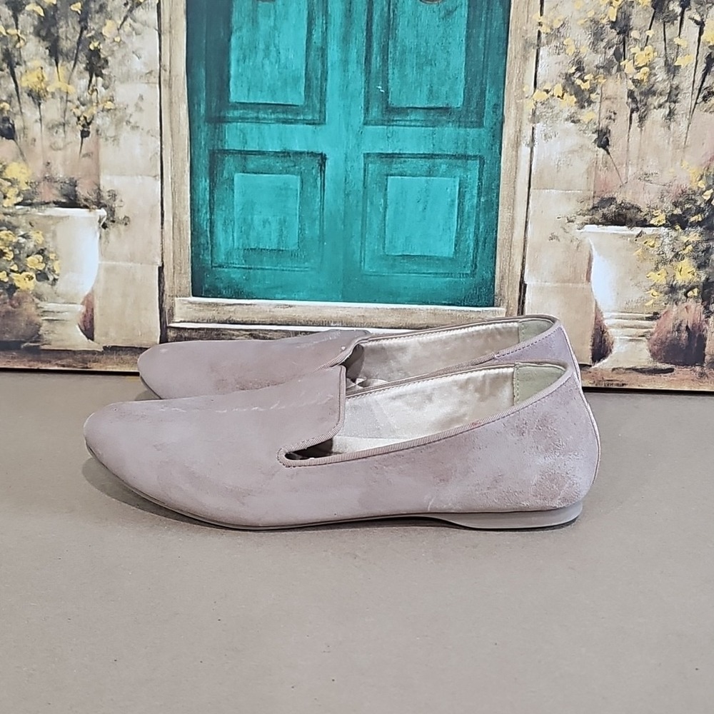 Birdies The Starling Latte Suede Leather Slip on Loafer Comfort Shoes Size 8.5